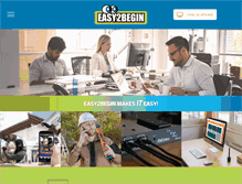 Tablet Screenshot of easy2begin.nl